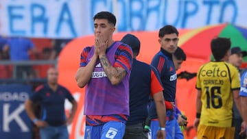 Futbol, Universidad de Chile vs Coquimbo Unido.
Fecha 29, Liga de Primera 2025.
El equipo de Universidad de Chile, es fotografiado durante un partido de la liga de Primera contra Coquimbo Unido realizado en el estadio Santa Laura de Santiago, Chile.
02/12/2025
Jonnathan Oyarzun/Photosport
Football,Universidad de Chile vs Coquimbo Unido.
29th turn, First division league.
Universidad de Chile’s teams, are pictured during a first division match against Coquimbo Unido held at the stadium Santa Laura in Santiago, Chile.
02/12/2025
Jonnathan Oyarzun/Photosport