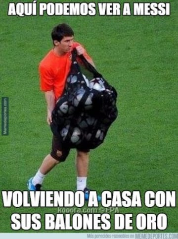 Los mejores memes de la gala del Balón de Oro 2015