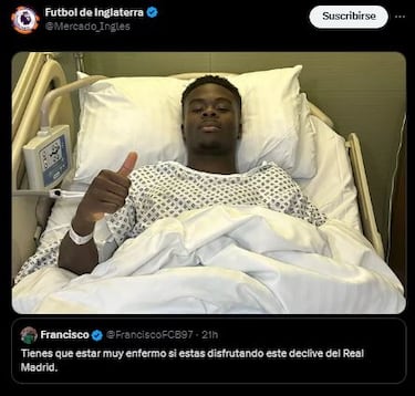 Las redes sociales no perdonaron la eliminación del Real Madrid en Champions League a manos del Arsenal. Fue victoria para los de Arteta 3-0 en la ida y 1-2 en la vuelta.