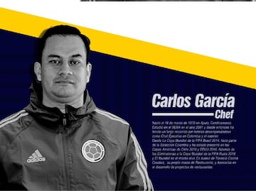 Carlos García, chef de la Selección COlombia