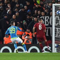 Liverpool 1-0 Napoli: resumen, goles y resultado