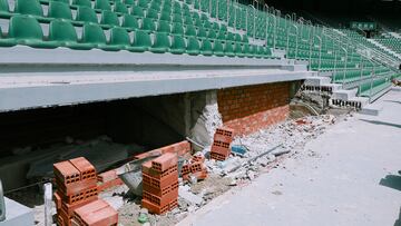 Los nuevos banquillos estarán dentro de la misma Tribuna.