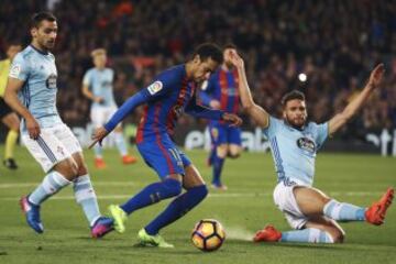 Neymar y Sergi Gómez.