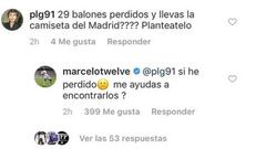 Marcelo responde a un seguidor que le criticó en instagram