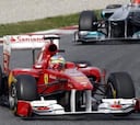 Alonso, Schumacher y Vettel, referencias
