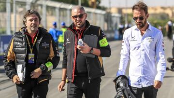 Jean Eric Vergne (Spark-DS Automobiles), en Riad, Arabia Saudí. Fórmula E.
