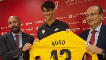 Monchi, Bono y Castro.