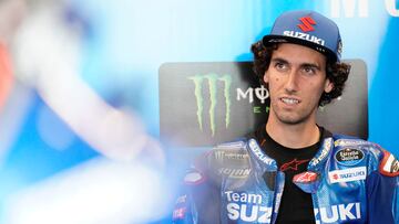 Álex Rins en Misano durante el GP de San Marino.