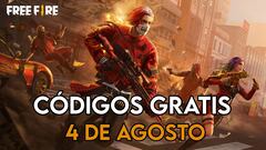 Free Fire | Códigos de hoy viernes 4 de agosto de 2023: recompensas gratis