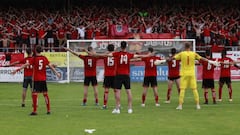 Doce jugadores del Mirandés debutaron en Segunda División