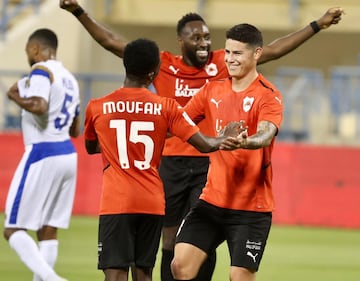 Al Rayyan venció 4-2 a Al Sailiya por la séptima fecha de la Qatar Stars League. James Rodríguez anotó el tercero y regresó al gol luego de seis meses.