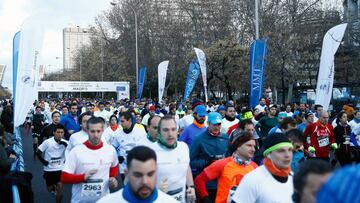 Una imagen de la Carrera Popular Fundación Real Madrid.
