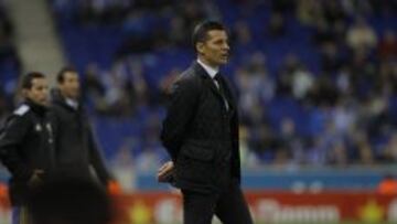 Constantin Galca durante el encuentro ante el Bétis.