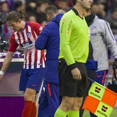 Filipe Luis sufre una lesión en los isquiosurales del muslo