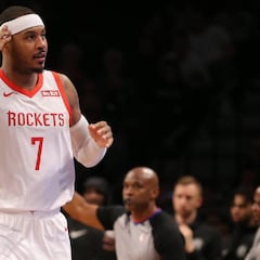 El tiempo de Carmelo Anthony en los Rockets, cerca de acabar