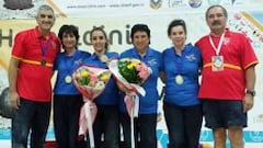 España, dominadora total de la petanca europea femenina
