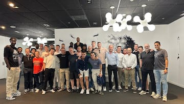 Cena del equipo para despedir la temporada.