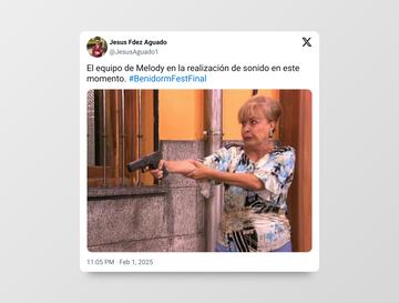Los mejores memes del Benidorm Fest 2025
