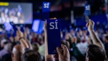 Asamblea de socios del Barcelona, en directo: declaraciones de Laporta