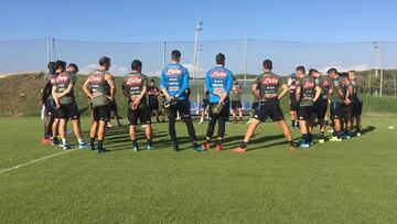 Entrenamiento de Napoli