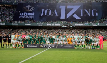 Toni Doblas; Aitor Ruibal, Juanito, Rivas, Miranda;Assunçao, Joaquín, Fernando; Borja Iglesias y Oliveira.