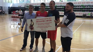 El hijo de Rafa Jofresa participar¨¢ en el concurso de triples