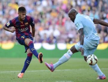 Neymar marcó el 1-0.