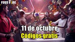Códigos Free Fire de hoy 11 de octubre de 2021; todas las recompensas gratis