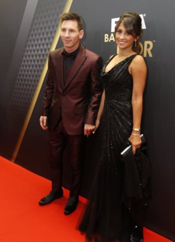 Antonella Roccuzzo se robó todas las miradas en la gala del Balón de Oro.