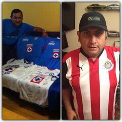 Aficionado cambia al Cruz Azul por las Chivas