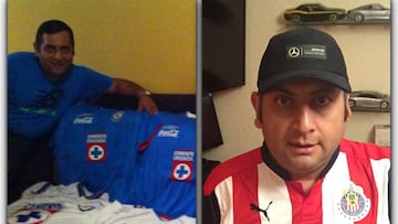 Aficionado cambia al Cruz Azul por las Chivas