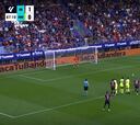 Revuelo en redes con esta pena máxima del Eibar: hablan del penalti perfecto