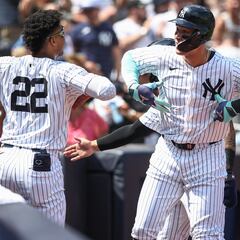 Aaron Judge rompería récord de home runs de todos los tiempos de Barry Bonds, de acuerdo a Juan Soto