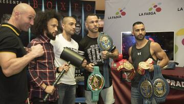 BOXEO 2017-2018
Presentación velada de Boxeo Gallego Prada:
Campeonato de Europa unificado:
Oscar del Olmo
aAbigail Media
Isaac Real
Juli Giner
Franky Urquiaga
Foto: Rodolfo Molina