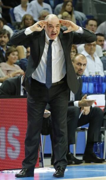 El entrenador del Real Madrid, Pablo Laso.