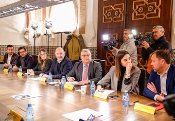 Louzn, durante la reunin con las diferentes instituciones y clubes de la Comunidad Valenciana. 