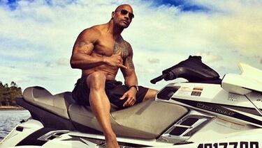 Dwayne Johnson en la película de ‘Los vigilantes de la playa’