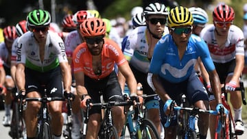 Nairo Quintana durante una etapa del Tour de Francia 2019.