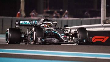 Hamilton gana la &uacute;ltima carrera del a&ntilde;o en Abu Dhabi.