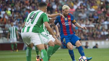 20/08/16 FUTBOL PARTIDO PRIMERA DIVISION
 Liga Jornada 1 
 FC Barcelona - Real Betis  
 GOL 2-1 MESSI  