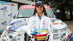 GRAF987. MADRID (ESPA&Ntilde;A), 14/12/2017.- La piloto espa&ntilde;ola Cristina Guti&eacute;rrez, durante la presentaci&oacute;n del equipo DKR para el Rally Dakar 2018, esta ma&ntilde;ana en el Consejo superior de Deportes. EFE / Rodrigo Jimenez