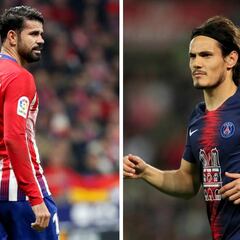 COPE: el PSG estudia un intercambio Cavani-Costa