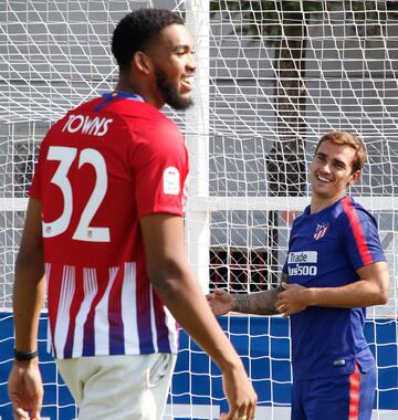 Karl-Anthony Towns and Griezmann