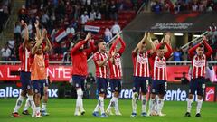      Jonathan Padilla celebrates his goal 1-0 of Guadalajara during the game Guadalajara vs Cruz Azul, corresponding to Round 16 of the Torneo Apertura 2023 of the Liga BBVA MX, at Akron Stadium, on November 04, 2023. 

<br><br>

Jonathan Padilla  celebra su gol 1-0 de Guadalajara durante el partido Guadalajara vs Cruz Azul, correspondiente a la Jornada 16 del Torneo Apertura 2023 de la Liga BBVA MX, en el Estadio Akron, el 04 de Noviembre de 2023