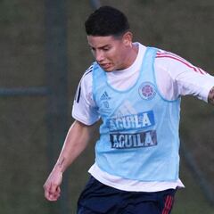 Colombia entrena en Brasil con James y Camilo Vargas