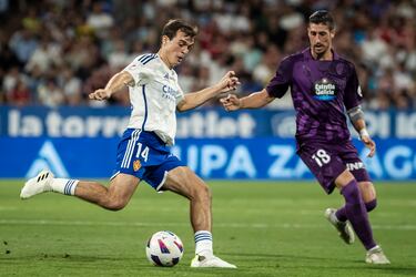 El jugador del equipo zaragocista anotó un buen gol, pero es fruto del gran trabajo que hace el equipo de Escribá en este inicio de temporada.