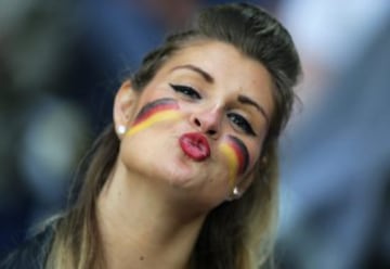 The beautiful game spills into the stands of the Euro 2016 venues