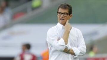 Capello, durante un partido.