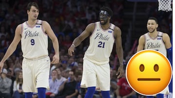 Cara neutral.
Los Sixers pusieron el listón muy alto para que llegase una estrella y se quedaron sin ella. De todas formas, el intercambio con los Nuggets por Chandler fue inteligente. Sus dos elecciones del draft (Zhaire Smith y Landry Shamet) son un seguro a la espera de Markelle Fultz.