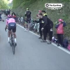 La arenga de Dani Martínez a Egan cuando Yates se escapaba